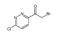 2-Bromo-1-(6-Chloropyridazin-3-Yl)Ethanone Structure