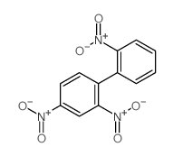 1,1-BIPHENYL, 2,2,4-TRINITRO- structure