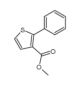 methyl 2-phenylthiophene-3-carboxylate结构式
