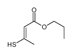 propyl (Z)-3-sulfanylbut-2-enoate结构式