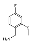 (4-fluoro-2-methylsulfanylphenyl)methanamine Structure