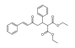 2-[phenyl-1,1'-bis(ethoxycarbonyl)methyl]-3-cinnamoyl ethane Structure