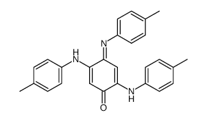 2,5-Bis(p-tolylamino)-4-(p-tolylimino)-2,5-cyclohexadienone Structure