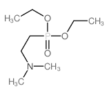 2-diethoxyphosphoryl-N,N-dimethyl-ethanamine结构式