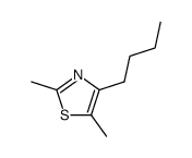 4-butyl-2,5-dimethyl-thiazole Structure