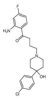γ-[4-(4-Chlorophenyl)-4-hydroxypiperidin-1-yl]-2-amino-4-fluorobutyrophenone Structure