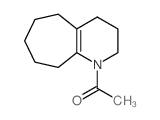 1-(11-azabicyclo[5.4.0]undec-12-en-11-yl)ethanone结构式