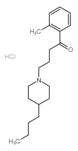 4-(4-butylpiperidin-1-yl)-1-(2-methylphenyl)butan-1-one,hydrochloride Structure