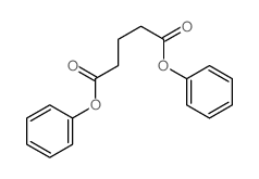 Pentanedioicacid, 1,5-diphenyl ester structure