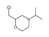 2-(chloromethyl)-4-propan-2-ylmorpholine结构式