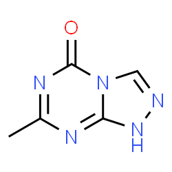 1,2,4-Triazolo[4,3-a][1,3,5]triazin-5(1H)-one, 7-methyl- (9CI) structure