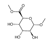 alpha-D-Altropyranosiduronic acid, methyl, methyl ester (9CI) Structure