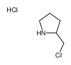 2-(chloromethyl)pyrrolidine,hydrochloride结构式