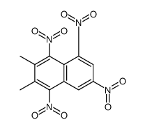 2,3-dimethyl-1,4,5,7-tetranitronaphthalene结构式