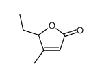 2-ethyl-3-methyl-2H-furan-5-one Structure