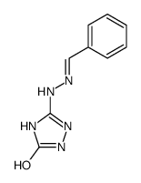 benzaldehyde (5-oxo-4,5-dihydro-1H-[1,2,4]triazol-3-yl)-hydrazone结构式