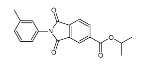 propan-2-yl 2-(3-methylphenyl)-1,3-dioxoisoindole-5-carboxylate Structure