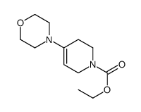 Ethyl 4-(4-morpholinyl)-3,6-dihydro-1(2H)-pyridinecarboxylate结构式