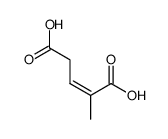 (Z)-γ-methylglutaconic acid结构式