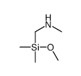 1-[methoxy(dimethyl)silyl]-N-methylmethanamine Structure