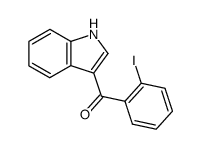 1H-Indol-3-yl(2-iodophenyl)-Methanone结构式