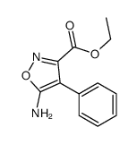 5-氨基-4-苯基异恶唑-3-羧酸乙酯结构式