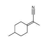 2-(4-methylcyclohexylidene)propanenitrile结构式