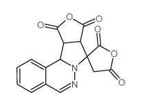11a,11b-Dihydro-11H-spiro(furan-3,8-furo(3,4:3,4)pyrrolo(2,1-a)phthalazine)-2,5,9,11(4H,8aH)-tetrone structure