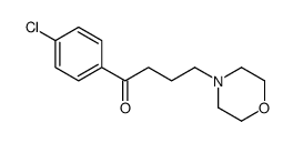 1-(4-chlorophenyl)-4-morpholin-4-ylbutan-1-one Structure