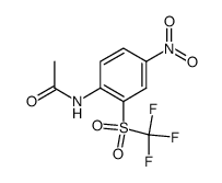 2-Acetylamino-5-nitrophenyl-difluormethylsulfon Structure