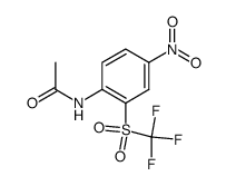 2-Acetylamino-5-nitrophenyl-difluormethylsulfon结构式