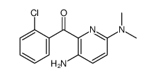 [3-amino-6-(dimethylamino)pyridin-2-yl]-(2-chlorophenyl)methanone Structure