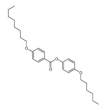 (4-hexoxyphenyl) 4-octoxybenzoate Structure