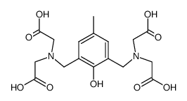 ((3-[(BIS-CARBOXYMETHYL-AMINO)-METHYL]-2-HYDROXY-5-METHYL-BENZYL)-CARBOXYMETHYL-AMINO)-ACETIC ACID结构式