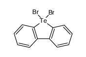 2,2'-biphenylylenedibromotellurane结构式