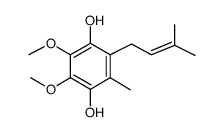 2-(3,7-dimethylocta-2,6-dienyl)-5,6-dimethoxy-3-methyl-benzene-1,4-diol结构式
