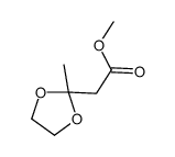 2-Methyl-1,3-dioxolane-2-acetic acid methyl ester picture