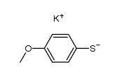potassium p-methoxybenzene thiolate结构式