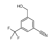 3-(hydroxymethyl)-5-(trifluoromethyl)benzonitrile structure