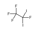 1,1,1,2-tetrafluoro-2,2-diiodoethane结构式