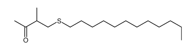 4-dodecylsulfanyl-3-methylbutan-2-one Structure