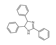 2,4,5-triphenyl-2-imidazoline Structure