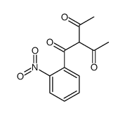 3-(2-nitrobenzoyl)pentane-2,4-dione Structure