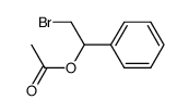 (RS)-1-bromo-2-acetoxy-2-(phenyl)ethane Structure