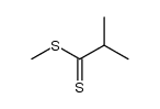 2-Methyl-dithiopropionsaeure-methylester Structure