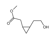 methyl 2-[(1S,2R)-2-(2-hydroxyethyl)cyclopropyl]acetate Structure