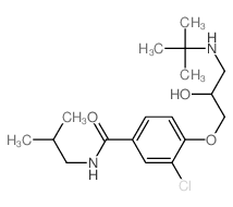 3-chloro-4-[2-hydroxy-3-(tert-butylamino)propoxy]-N-(2-methylpropyl)benzamide picture