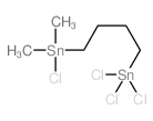 trichloro-[4-(chloro-dimethyl-stannyl)butyl]stannane Structure