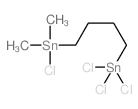 trichloro-[4-(chloro-dimethyl-stannyl)butyl]stannane structure