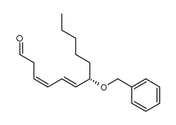 7-benzyloxy-(3Z,5E,7S)-3,5-dodecadien-1-al结构式